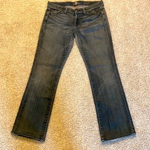 7 for ALL MANKIND Dark-wash Bootcut Jeans